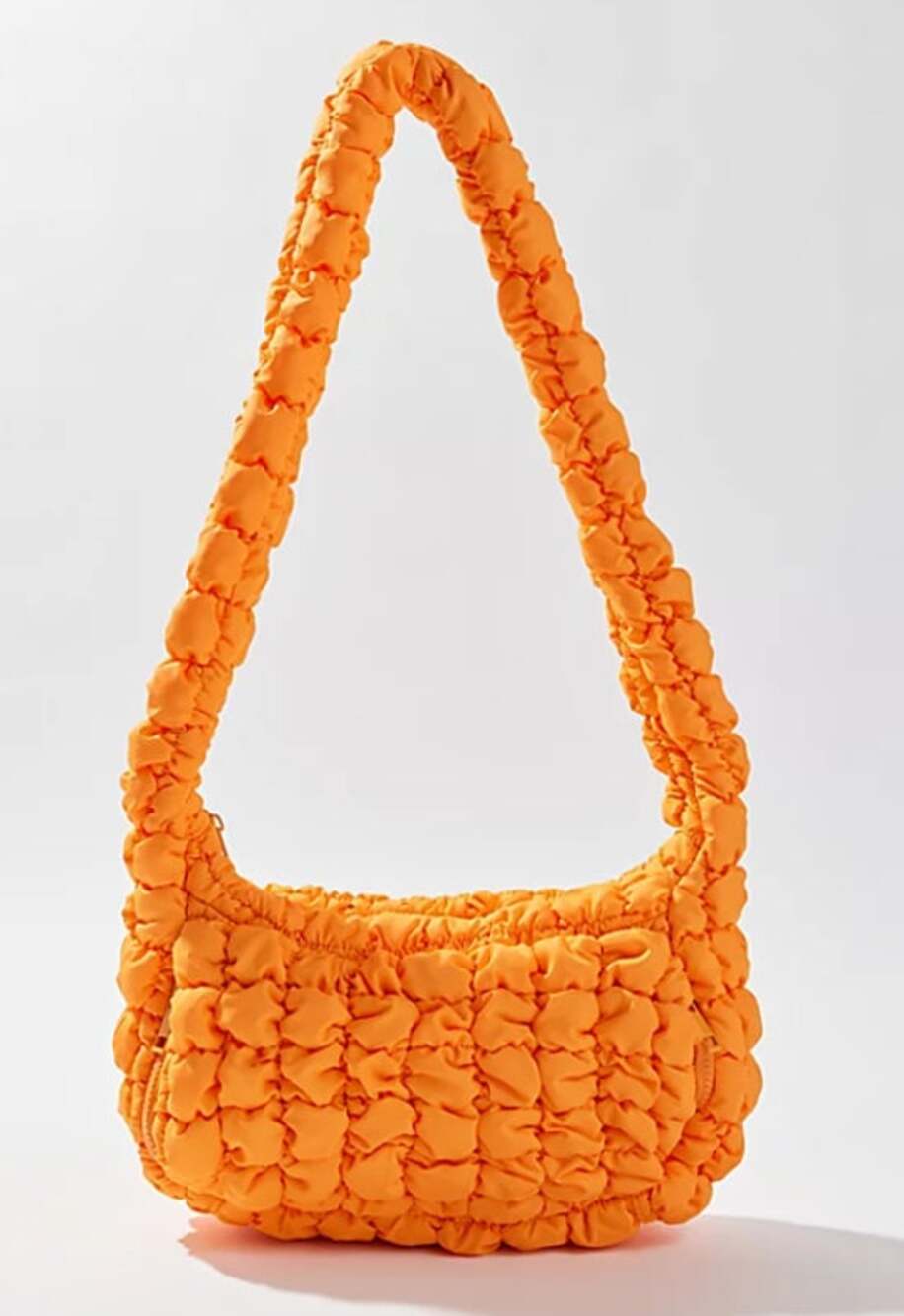 URBAN OUTFITTERS Quilted Puffer Crossbody NWT Orange Messenger Bag